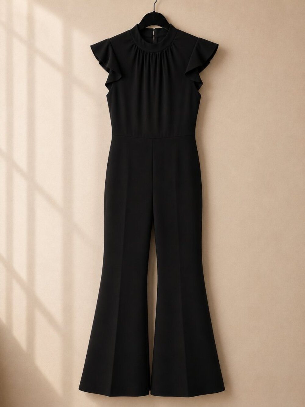 Amanda Uprichard X Revolve Davina Ruffle Jumpsuit Black Size S